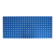 STIER geperforeerde plaat voor werkplaatswand, 1000x450 mm, gentiaanblauw