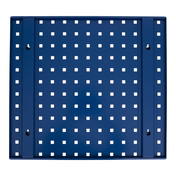 STIER geperforeerde plaat voor werkplaatswand, 500x450 mm, gentiaanblauw