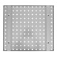 STIER geperforeerde plaat voor werkplaatswand, 500x450 mm, lichtgrijs-5