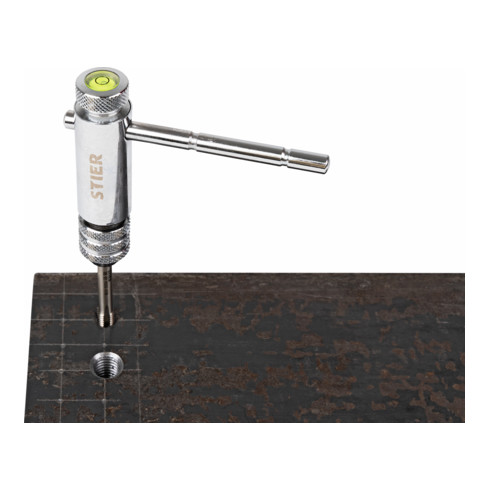 STIER Gewindeschneid Set mit Gewindebohrern M3 - M12 HSS-G 45-teilig