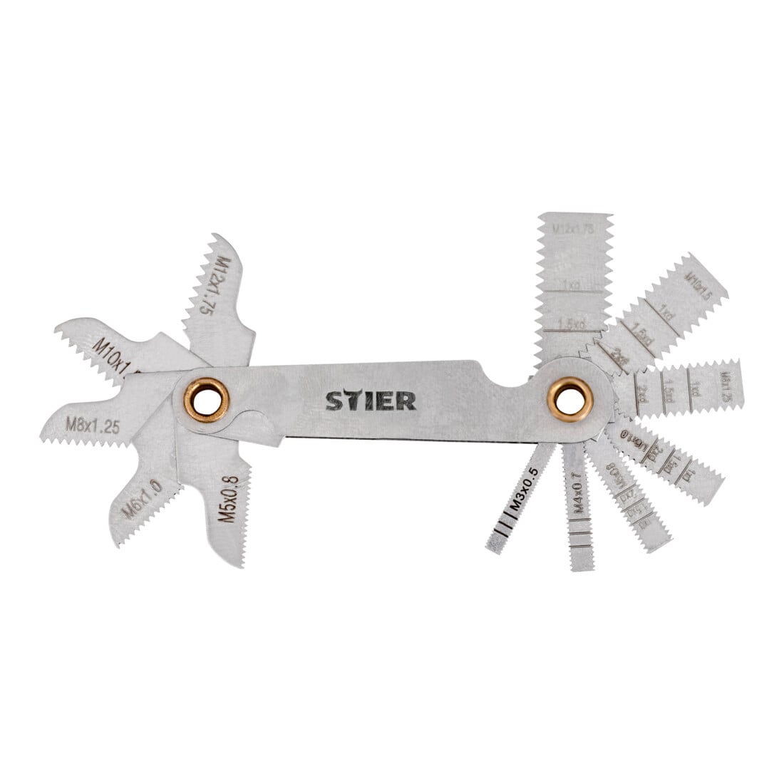 STIER Gewindeschneidzeug-Satz / Gewindeschneider Set 32-teilig M3-M12 HSS-G