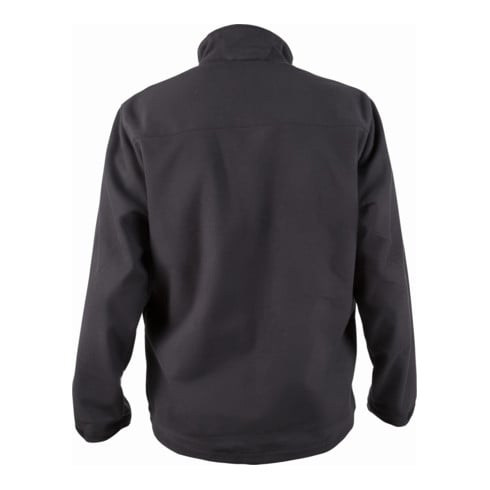 STIER Giacca in Softshell Finley antracite scuro/nero