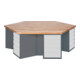 STIER groepswerkbank met 6x5 laden BxDxH 2700x2340x890 mm-1