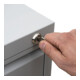 STIER Hängeregistraturschrank 2 Schubladen einbahnig DIN A4 720x465x620mm-5
