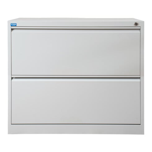 STIER Hängeregistraturschrank 2 Schubladen zweibahnig DIN A4 720x840x620mm