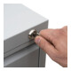 STIER Hängeregistraturschrank 3 Schubladen zweibahnig DIN A4 1020x840x620mm