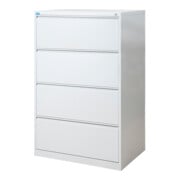 STIER Hängeregistraturschrank 4 Schubladen zweibahnig DIN A4 1330x840x620mm-1