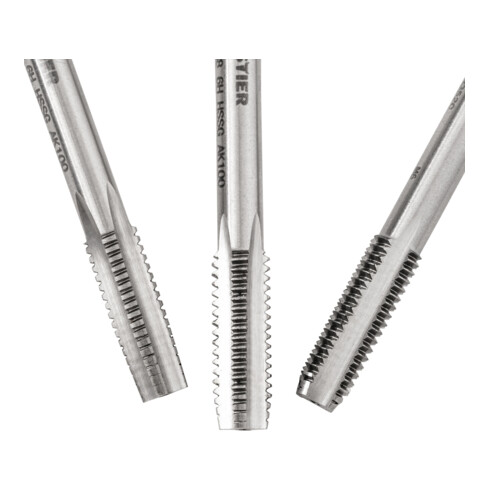 STIER Handgewindebohrer Satz 3-tlg. DIN 352 HSS-G M 8