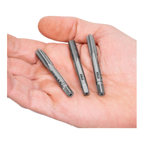 STIER Handgewindebohrer Satz 3-tlg. DIN 352 HSS-G M 8