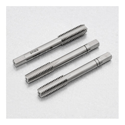 STIER Handgewindebohrer Satz 3-tlg. DIN 352 HSS-G M 8