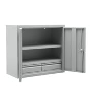 STIER hangkast voor werkplaats met laden lichtgrijs HxBxD 600x650x320 mm-2