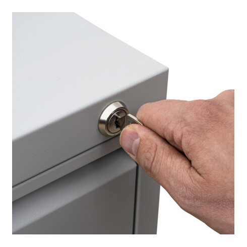 STIER hangmappenkast 3 laden eenbaans DIN A4 1020x465x620 mm