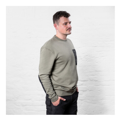 STIER Heavy Crew Sweater duty organic cotton