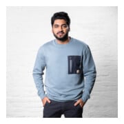 STIER Heavy Crew Sweater duty organic cotton S sedona sage