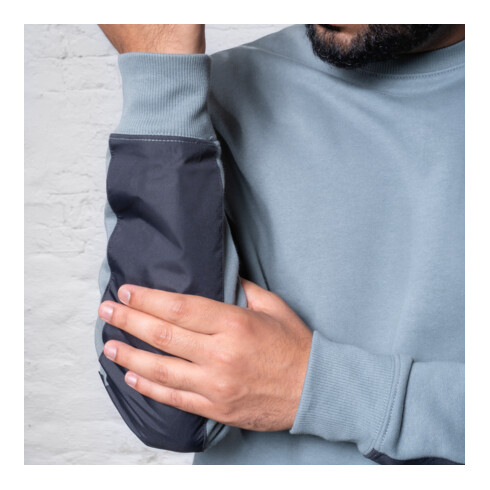 STIER Heavy Crew Sweater duty organic cotton XL sedona sage