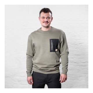 STIER Sweat-shirt Heavy Crew en coton biologique robuste