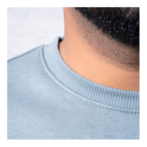 STIER Heavy Crew Sweater utility organic cotton XL sedona sage