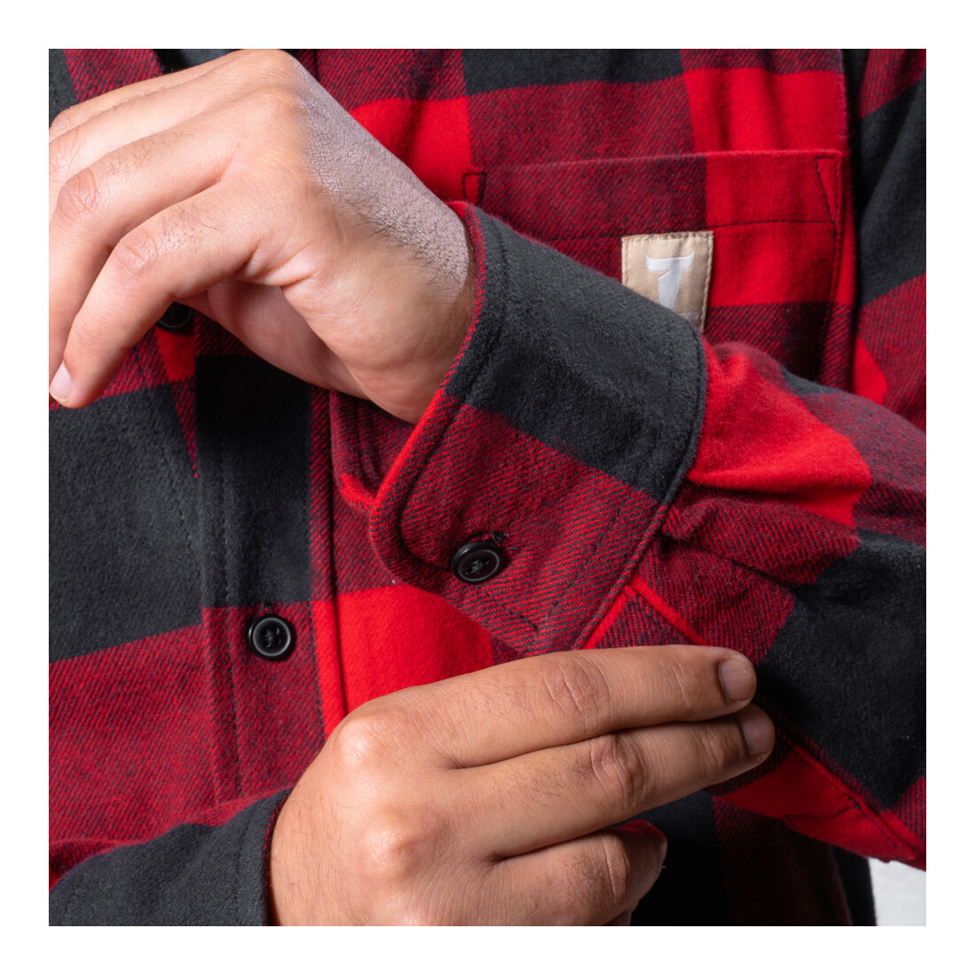 STIER Heavy Flannel Shirt bci cotton