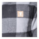 STIER Heavy Flannel Shirt bci cotton XL buffalo plaid grey-5