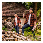 STIER Heavy Flannel Shirt S warm clay-2