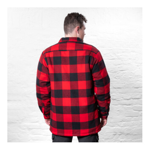 STIER Heavy Lumber Jacket bci cotton XL buffalo plaid red
