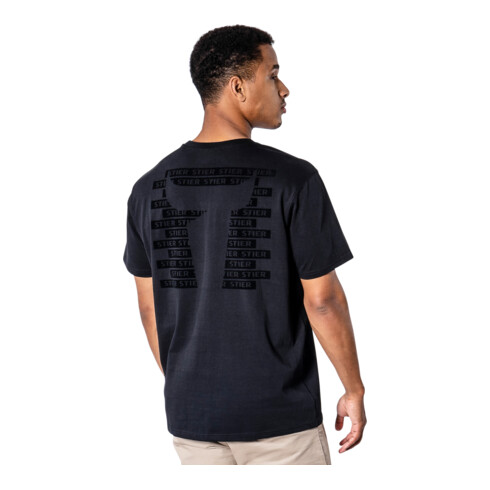 STIER Heavy Tee M Black