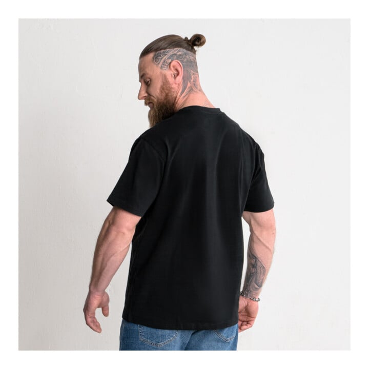 STIER Heavy Tee Pocket organic cotton S Black