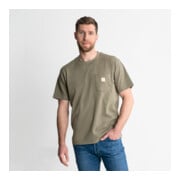 STIER Heavy Tee Pocket organic cotton S Olive