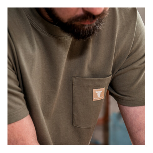 STIER Heavy Tee Pocket organic cotton