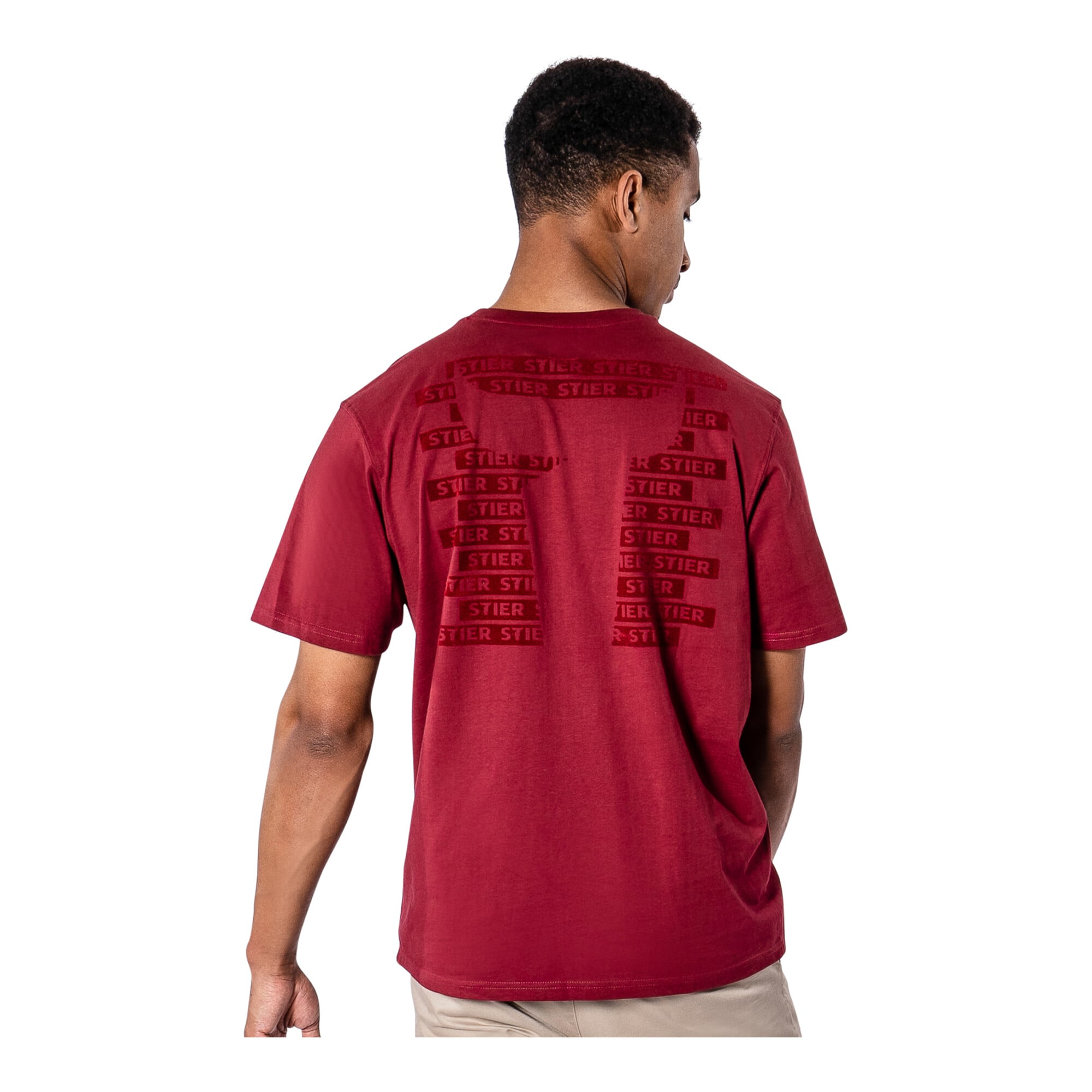 STIER Heavy Tee XXL Deep Red