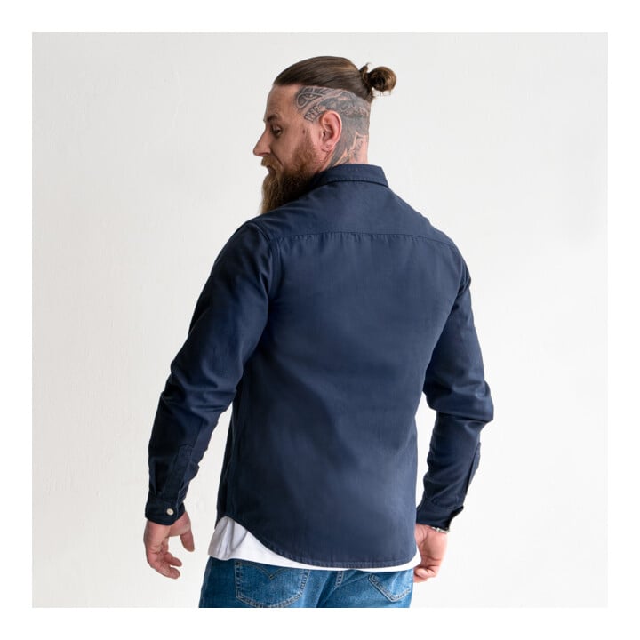 STIER Heavy Work Shirt Canvas bci cotton L Navy