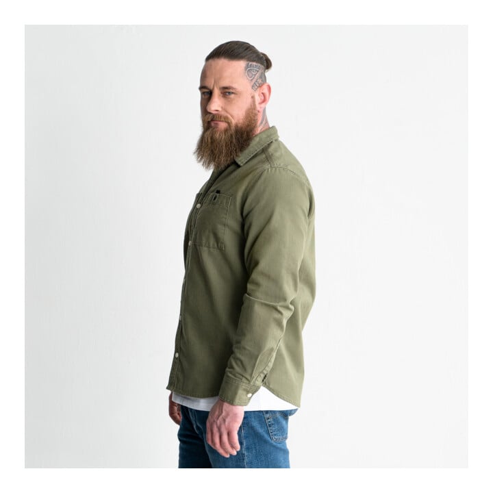 STIER Heavy Work Shirt Canvas bci cotton L Olive