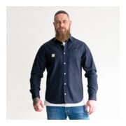 STIER Heavy Work Shirt Canvas bci cotton S Navy