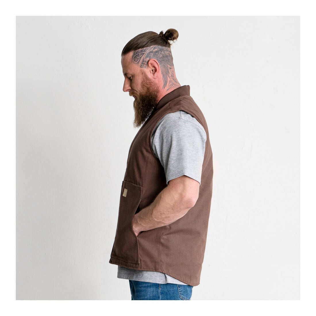 STIER Heavy Work Vest Padded bci cotton