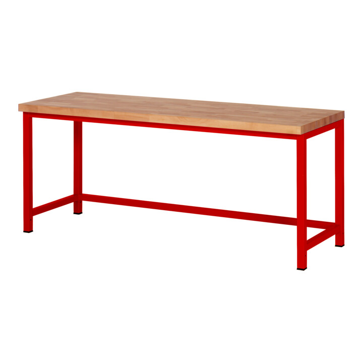 Set STIER Höhenverstellbare Werkbank Premium BxTxH 2000x700x840-1040mm RAL...