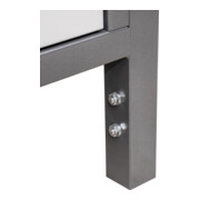 STIER Höhenverstellbare Werkbank Premium mit 6 Schubladen BxTxH 1500x700x840-1040mm-2