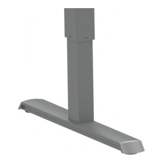 STIER Höhenverstellbarer Schreibtisch 501-33 160 x 80 cm Schwarz melamin 68-118 cm