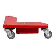 STIER hoekrollerset draagvermogen 150 kg met rubberen wielen-4
