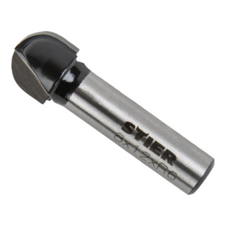 STIER Hohlkehlfräser HM (HW) Ø 12 mm Schaft- Ø 8 mm