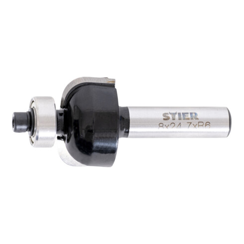 STIER Hohlkehlfräser mit Kugellager HM Schaft- Ø 8 mm