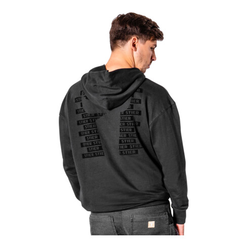 STIER Hoodie L Black