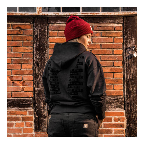 STIER Hoodie L Black