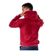 STIER Hoodie M Deep Red