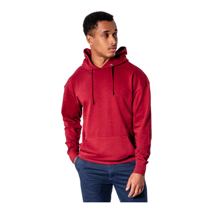 STIER Hoodie M Deep Red