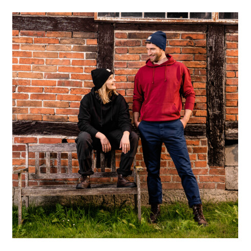 STIER Hoodie S Deep Red