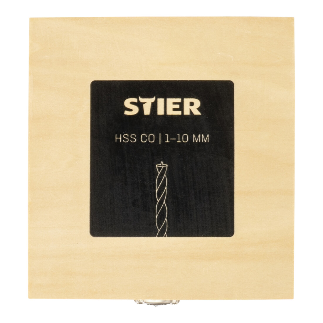 STIER houtboorset HSS Co 10-delig 1-10 mm