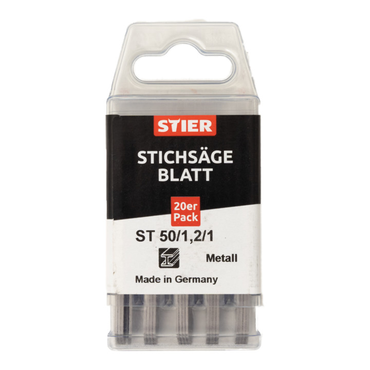STIER HSS decoupeerzaagblad ST 50/1,2/1 plaatwerk metaal aluminium non-ferrometaal rechte snede