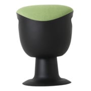 STIER in alle richtingen beweegbare draaikruk met schotelvoet zithoogte 465-585 mm bekleding groen-1