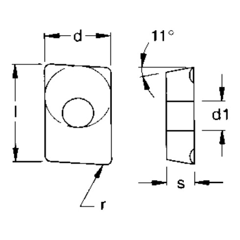STIER Inserto APKT 1003 PDR-M K400