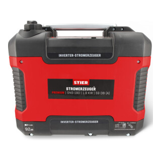 STIER Inverter Stromerzeuger Premium SNS-190 1,9 kW 59 dB(A)